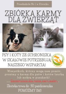 Zbiórka karmy dla zwierząt